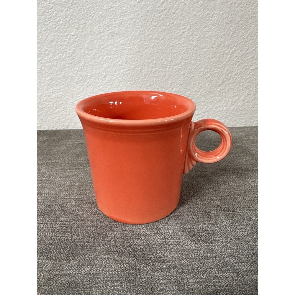 FLAMINGO Fiesta Fiestaware Tom & Jerry Ring Handle Coffee Cup Mug HLC  Lead Free